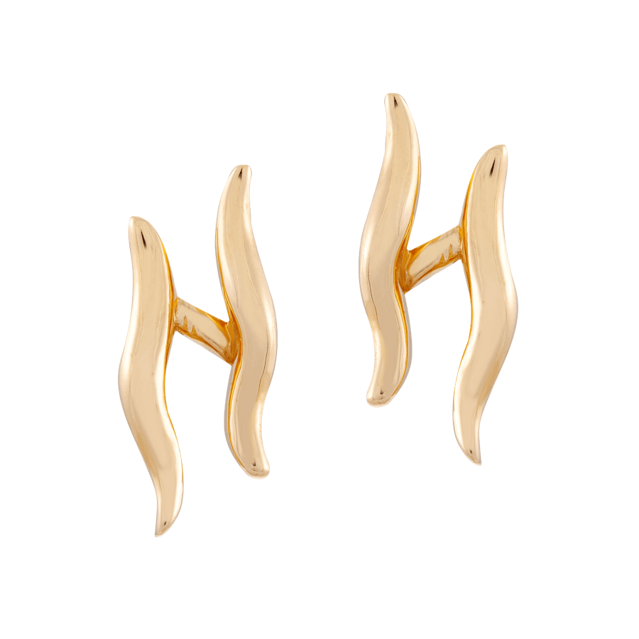 916 Gold Si Dian Jin Designer Series: Endless Trickles Earrings