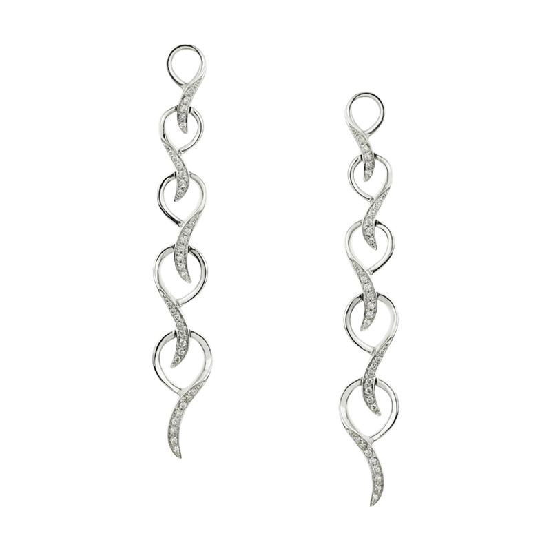 Nestettä Diamond Dangling Earrings On Cheong Jewellery