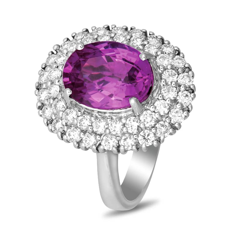 The Duchess Pink Sapphire Ring - On Cheong Jewellery