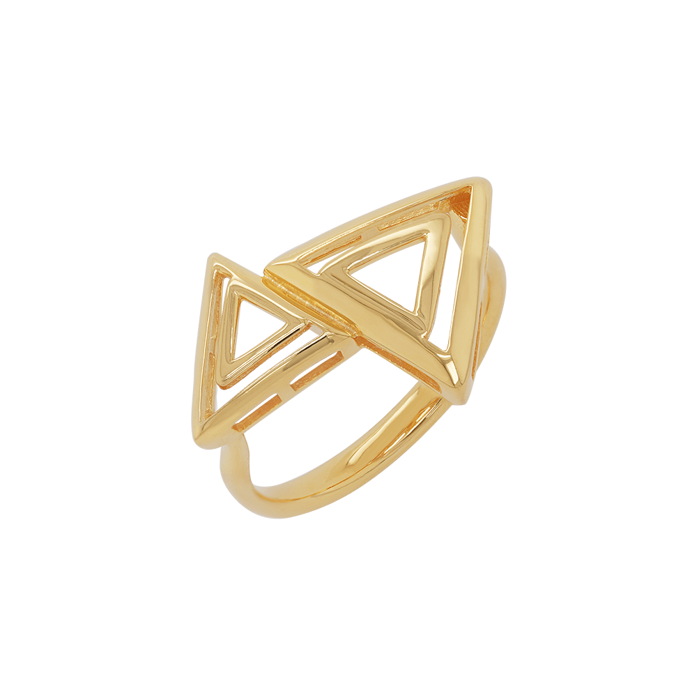 916 Gold Si Dian Jin Designer Series Radiant Eternity Ring On Cheong