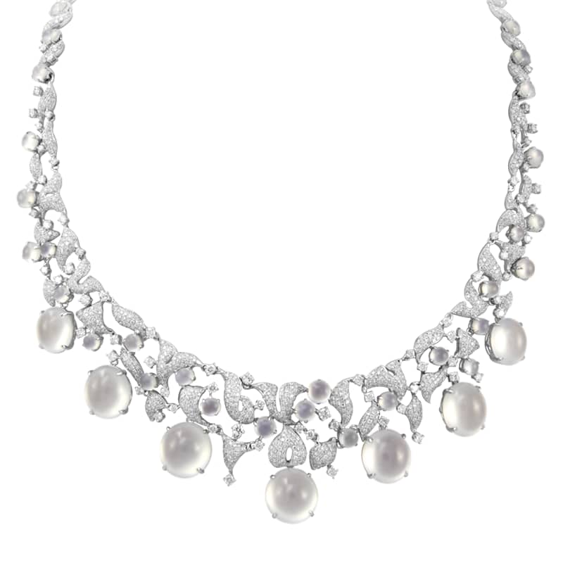 Designer Series: Glacier Collection - Jadeite Diamond Necklace - On ...
