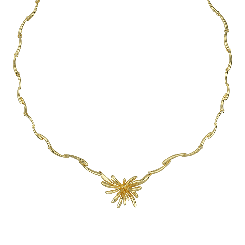 916 Gold Si Dian Jin Designer Series: Joie de Vivre Necklace - On ...