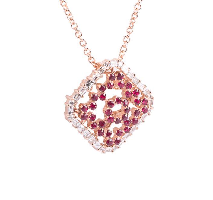 Peranakan Red Pendant