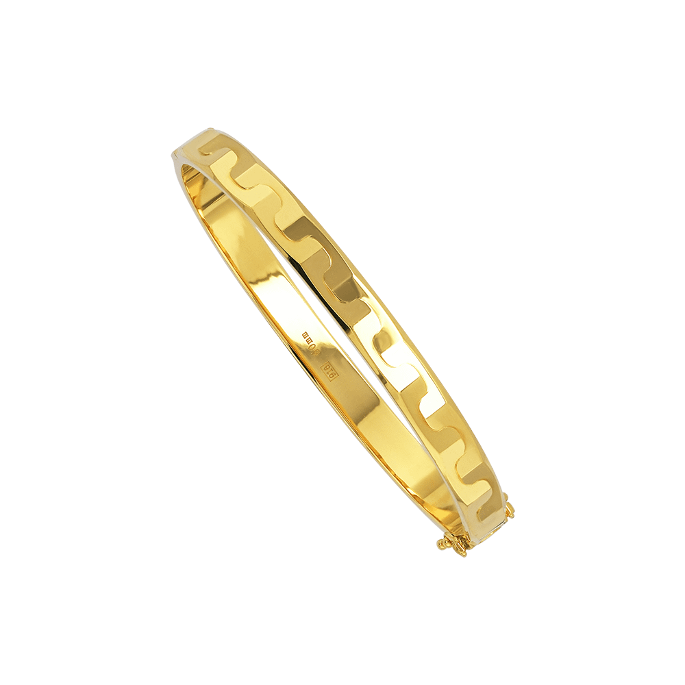 Gold Bangle Men On Cheong