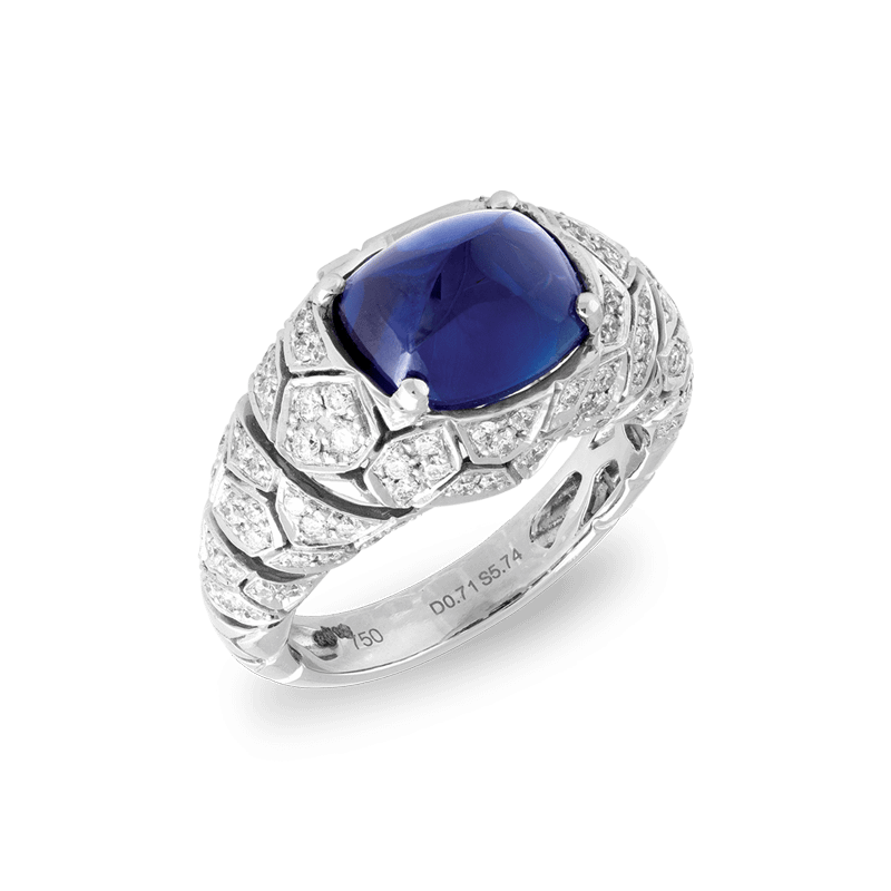 "Regent" Sapphire Diamond Ring