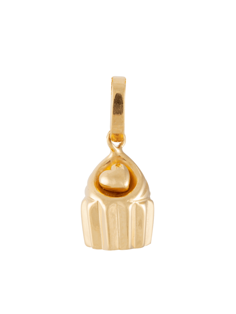 Designer Series Charm Pendant 916 Gold “Cuppy Cake”