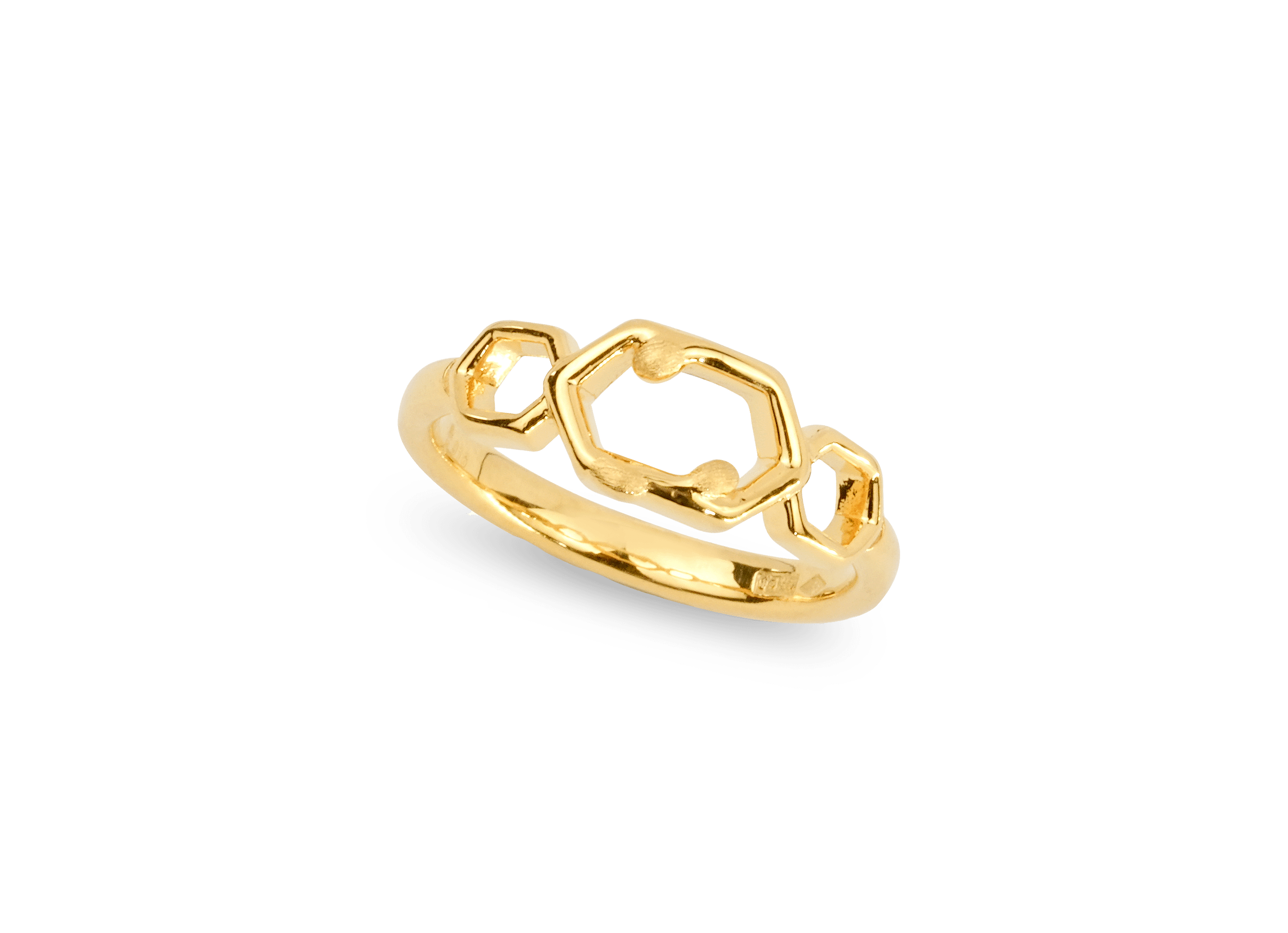 916 Gold Si Dian Jin Designer Series: Le Chéri (Honey) Ring