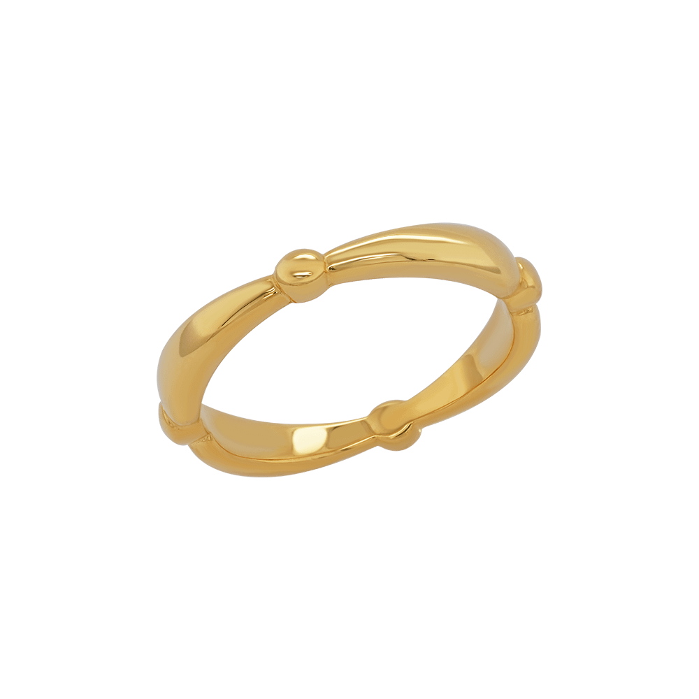 916 Gold Si Dian Jin Designer Series: Hearts Aligned, Minds United Ring