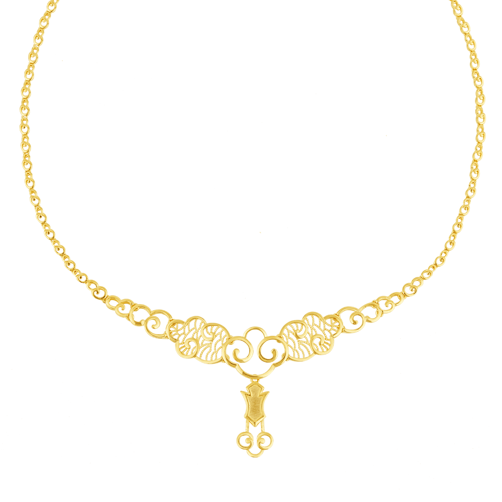 916 Gold Si Dian Jin Designer Series: JÙ Necklace