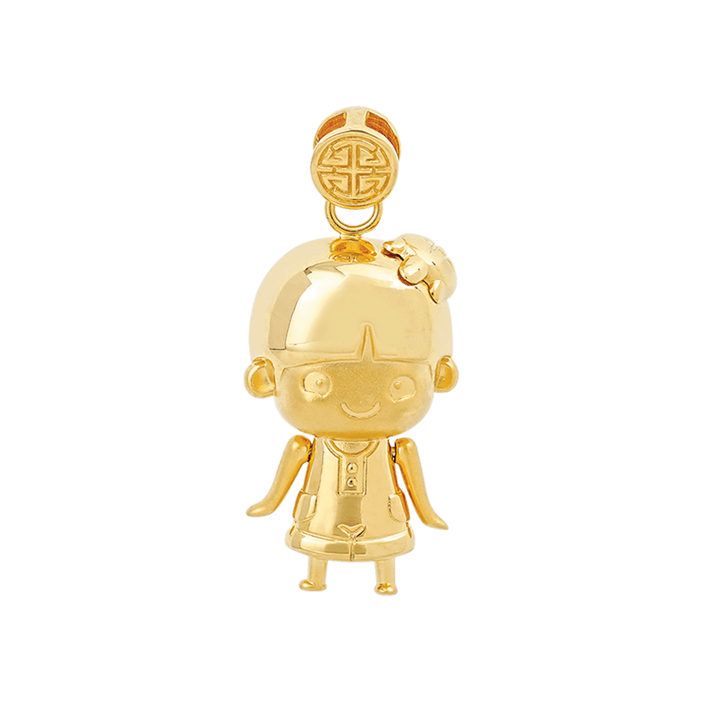 916 黄金吊饰系列 — 红龟粿男孩 原创
