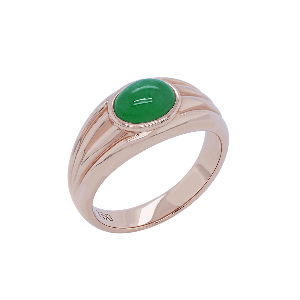 《境戒》翡翠戒指（玫瑰金款）