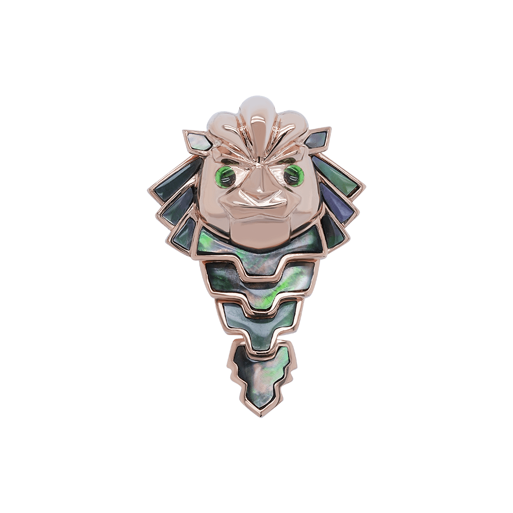 Designer Series: Guardian of the Ocean Charm Pendant (Green)