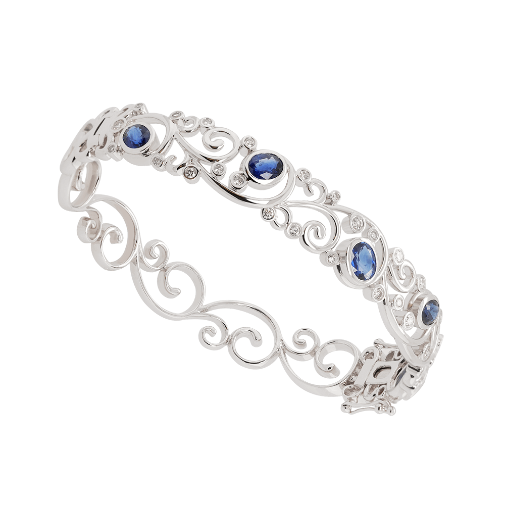 希梦蓝宝石手镯