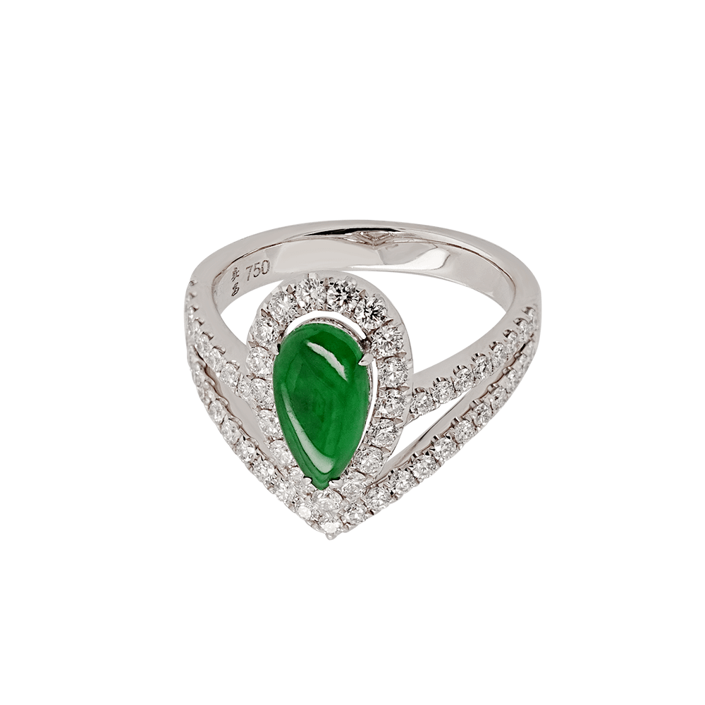 《驭光之环》翡翠钻石戒指