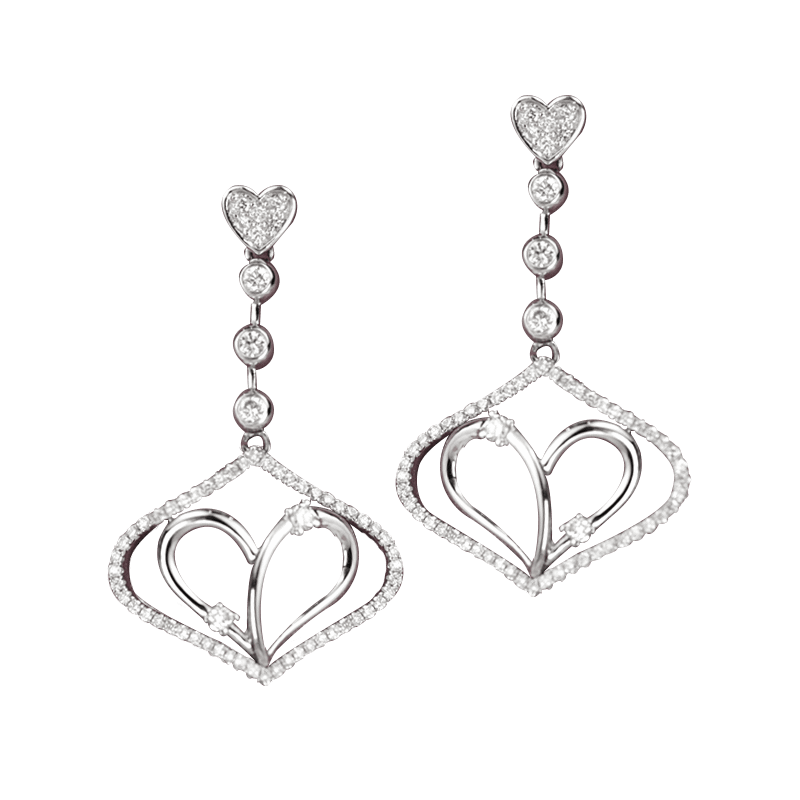 'Together Forever” Diamond Earrings