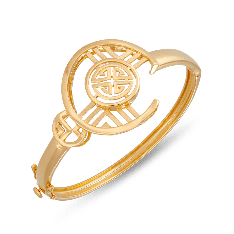 916 Gold Si Dian Jin Designer Series: Opulence – Bangle