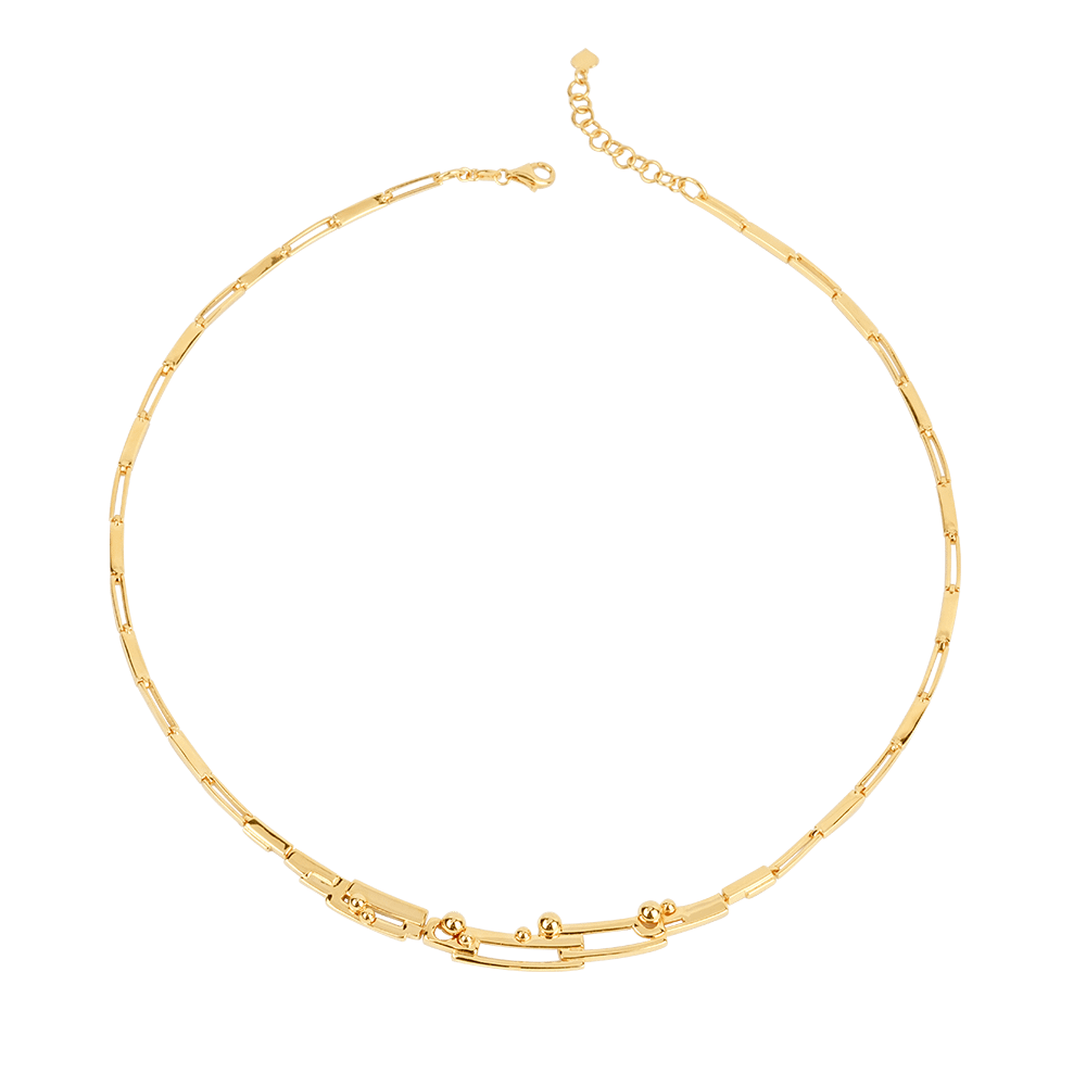 916 “四点金”设计师系列：《融合》项链